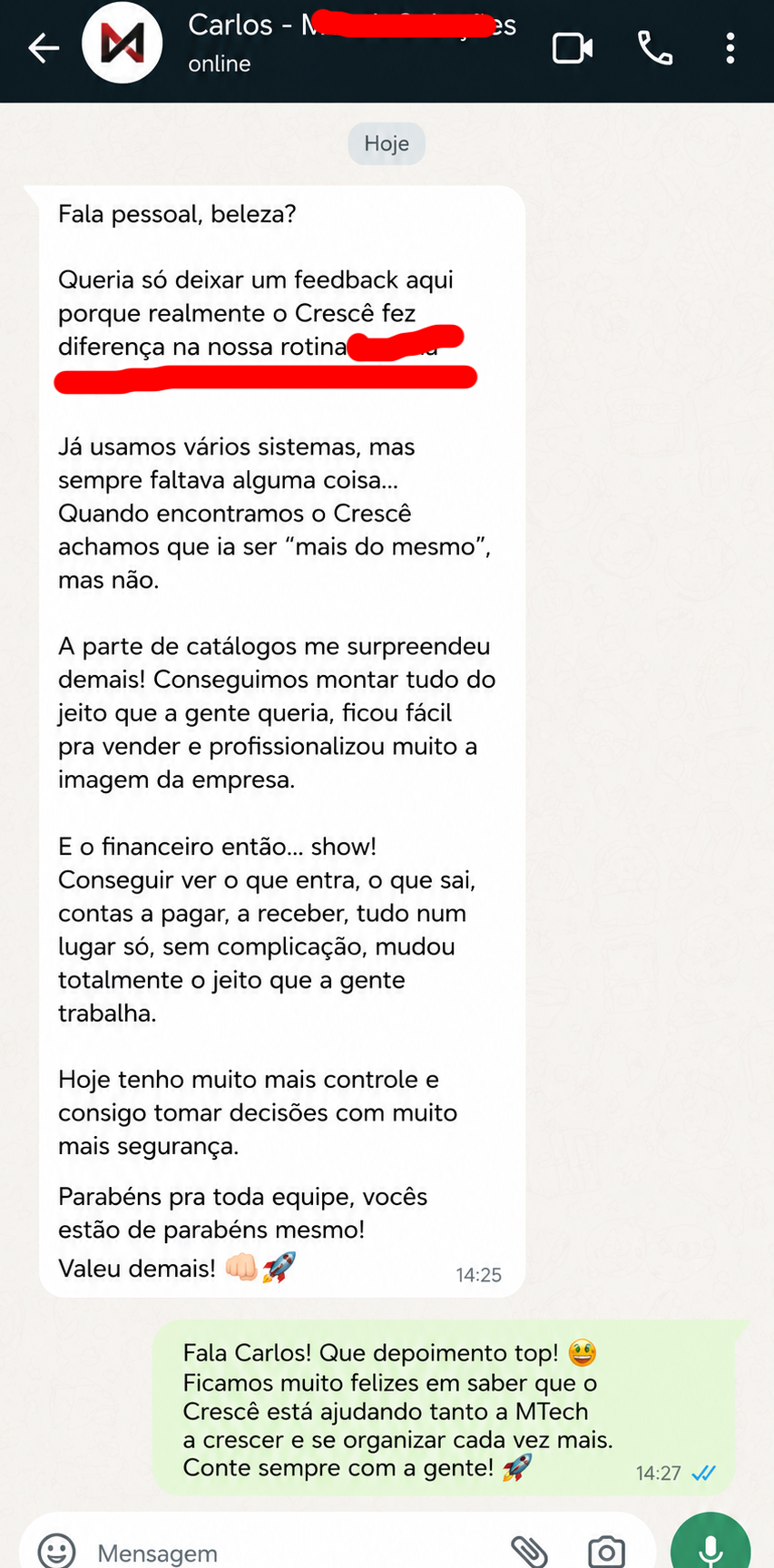 Depoimento Carlos