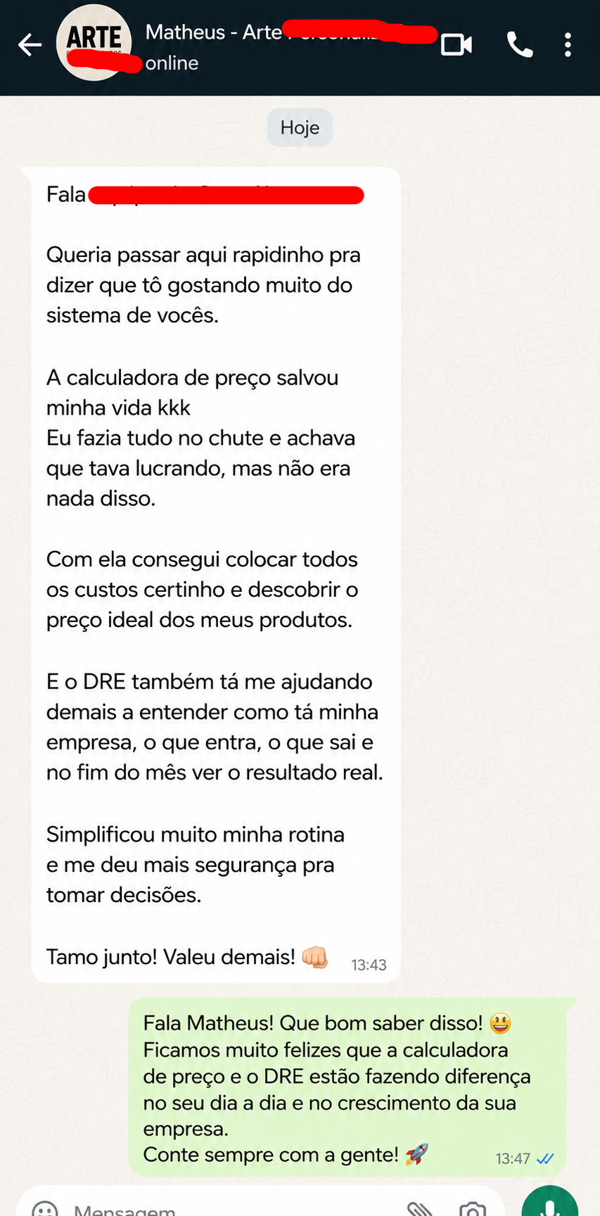 Depoimento Matheus